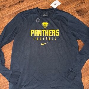 Nike Black and Gold Panthers Long Sleeve Tee